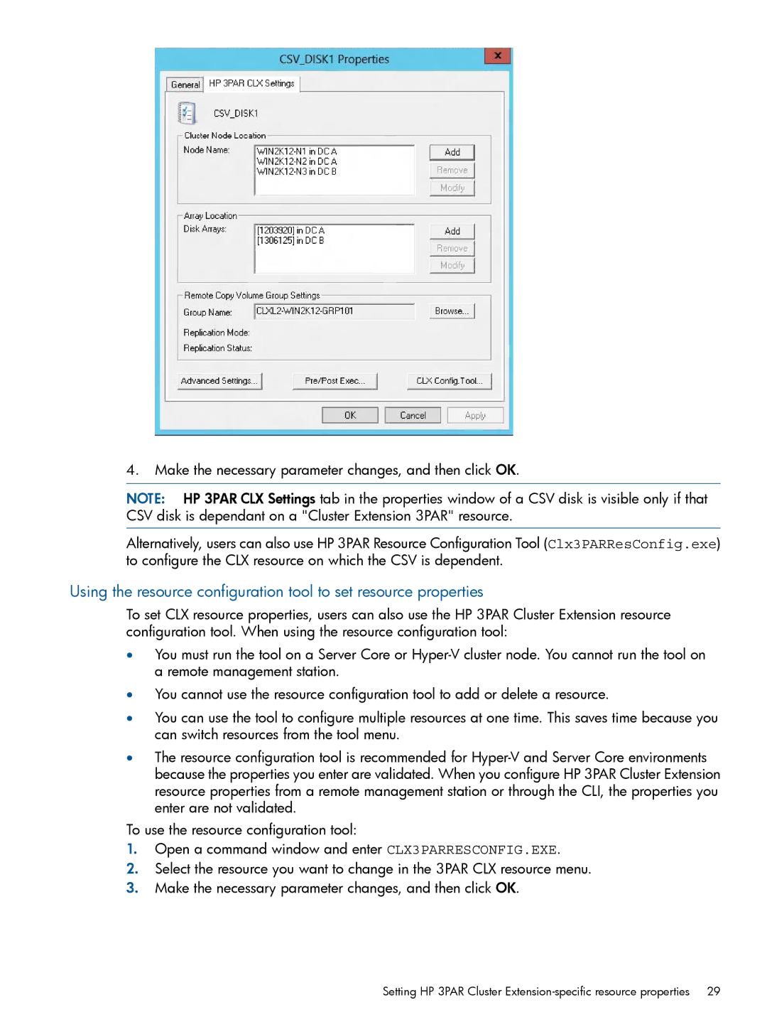 HP Cluster Software manual 