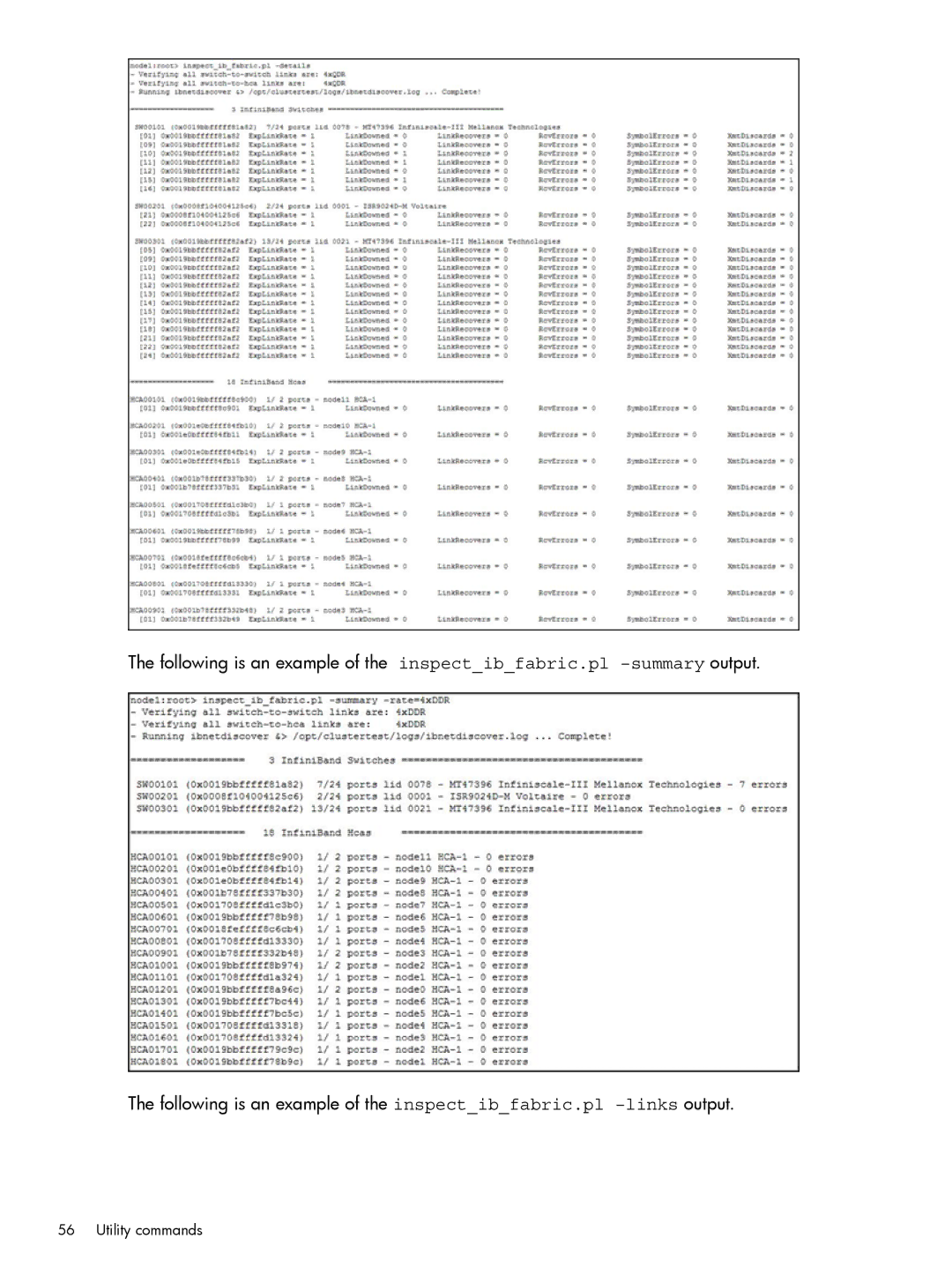 HP Cluster Test Software manual Utility commands 