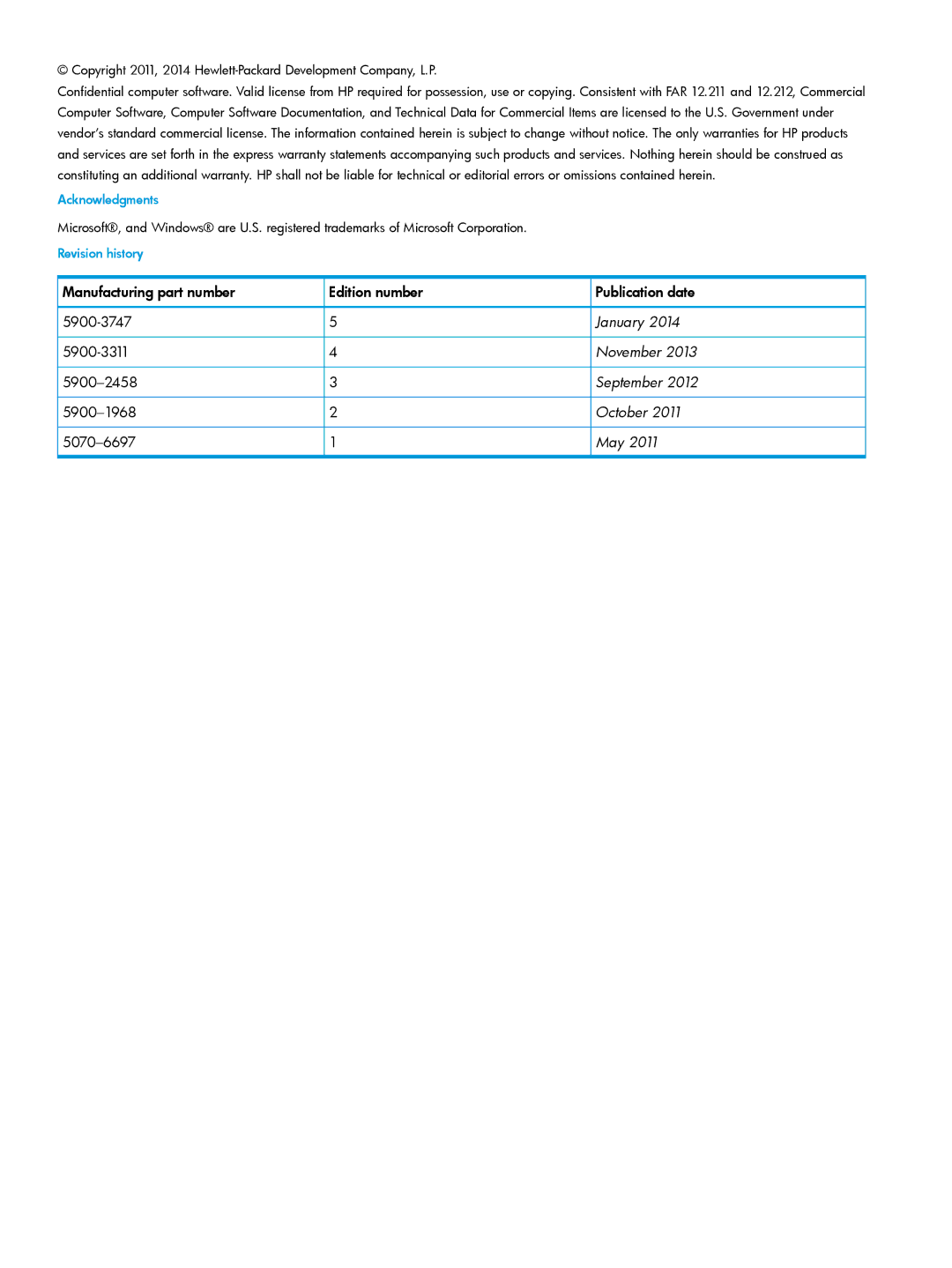 HP Cluster Test Software manual January 