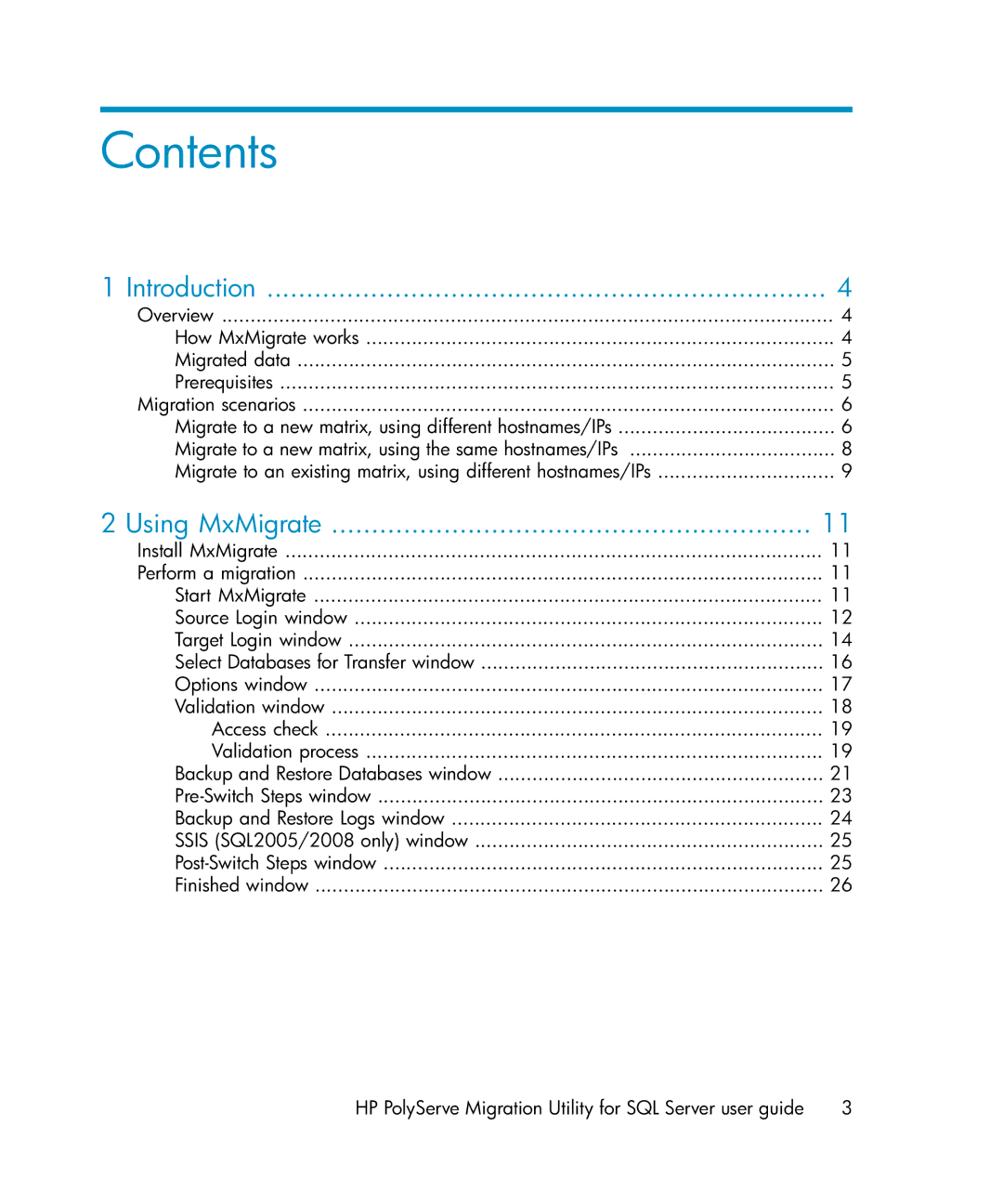 HP Clustered Gateway Device Management Software manual Contents 