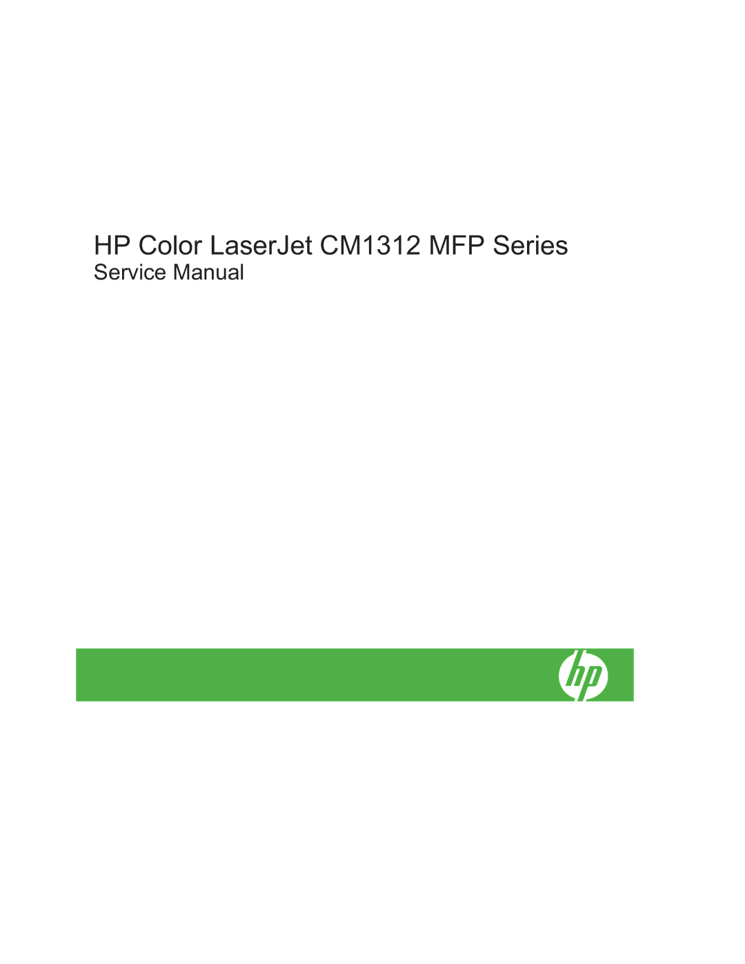 HP manual HP Color LaserJet CM1312 MFP Series 