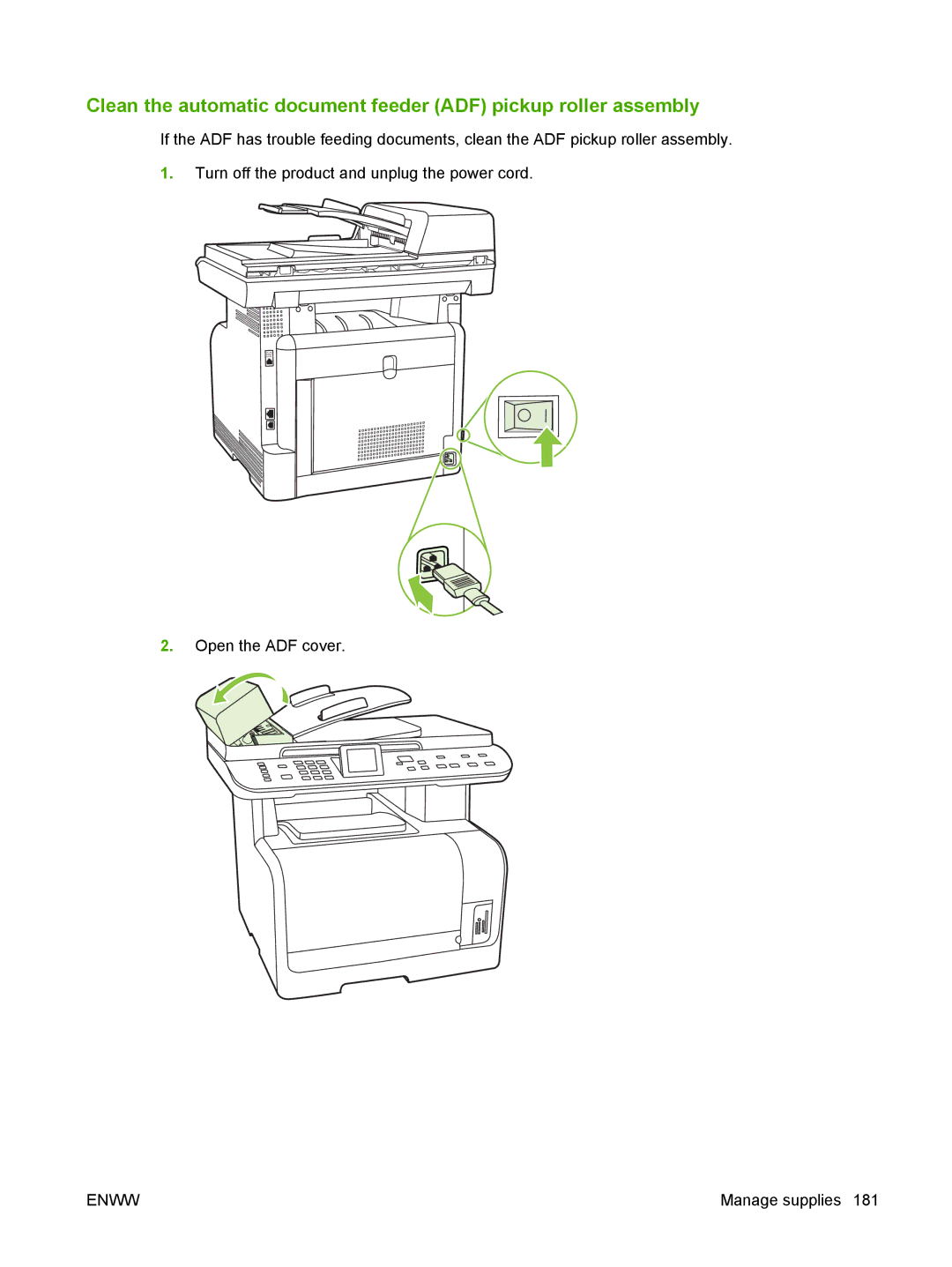 HP CM1312nfi MFP manual Enww 