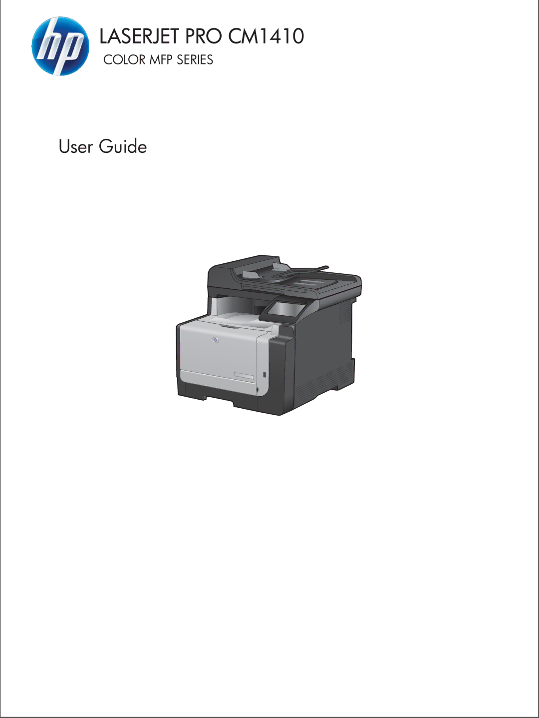 HP CE862A, CM1410 manual User Guide 