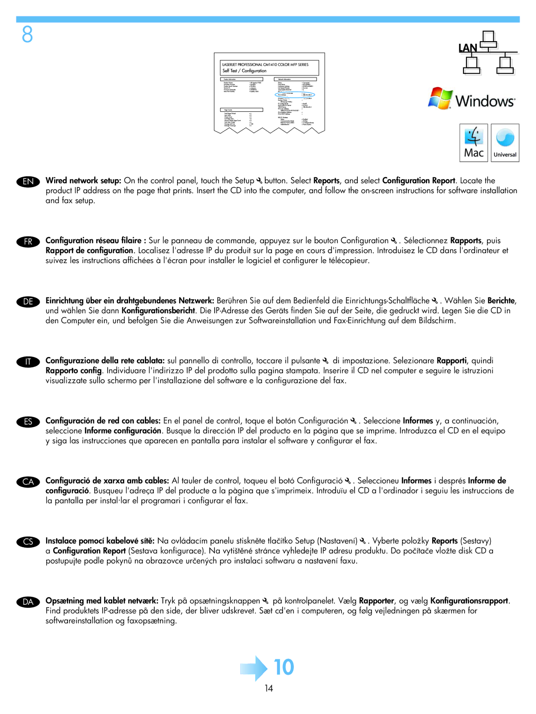 HP CM1415fnw Color manual 