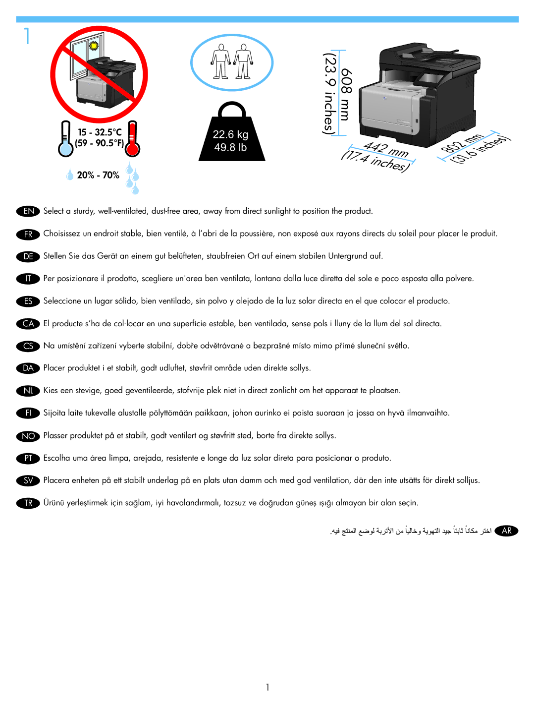 HP CM1415fnw Color manual 608 