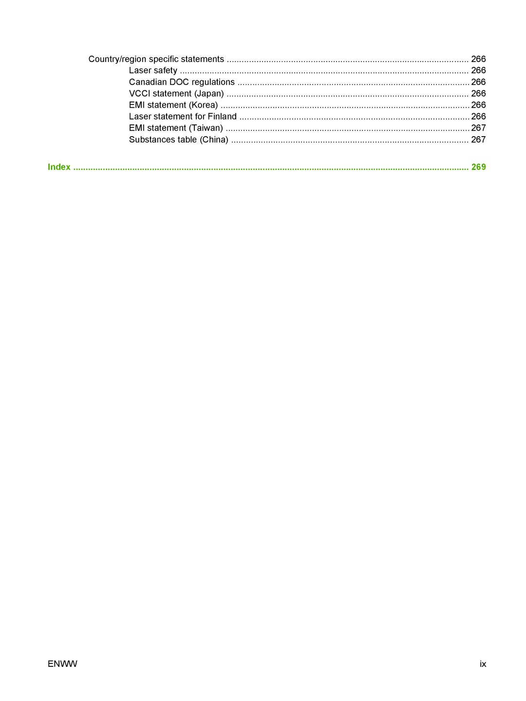 HP CM2320 manual 269 