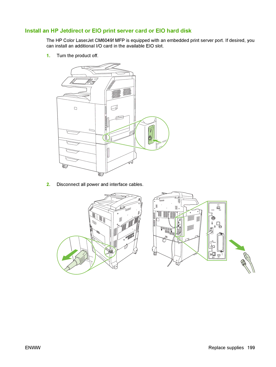 HP CM6049f MFP manual Enww 