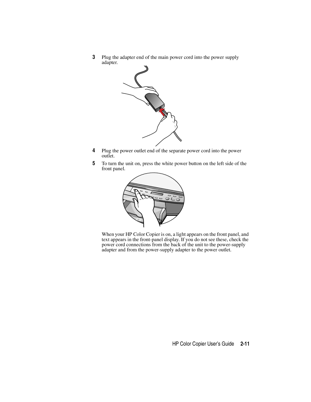 HP manual HP Color Copier User’s Guide 