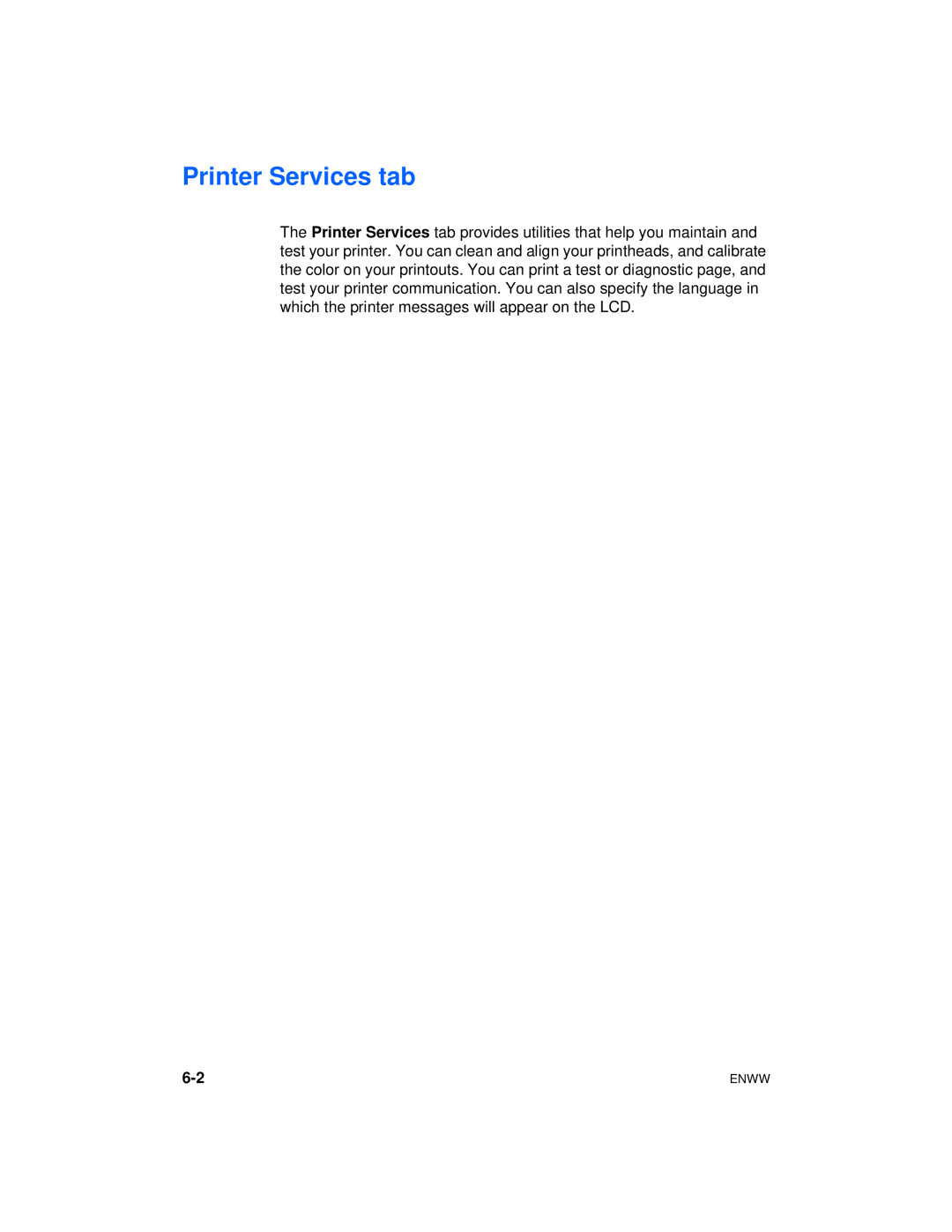 HP Color Inkjet cp1700 manual Printer Services tab 