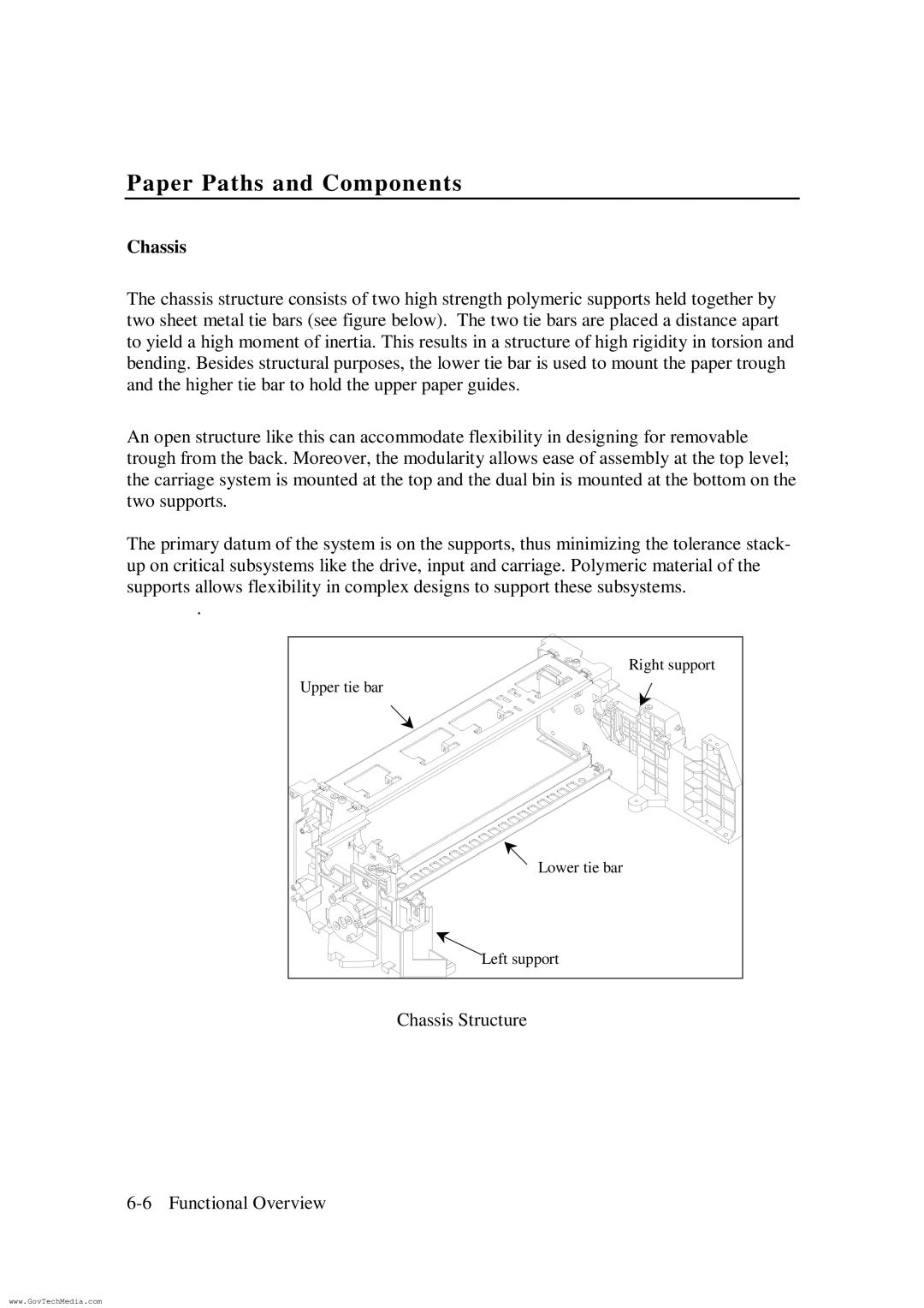 HP ColorPro CAD manual Paper Paths and Components, Chassis 