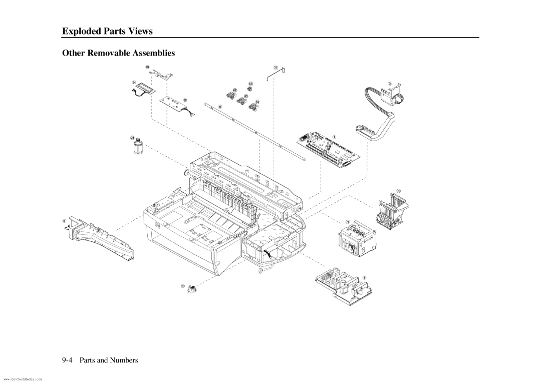 HP ColorPro CAD manual Other Removable Assemblies 