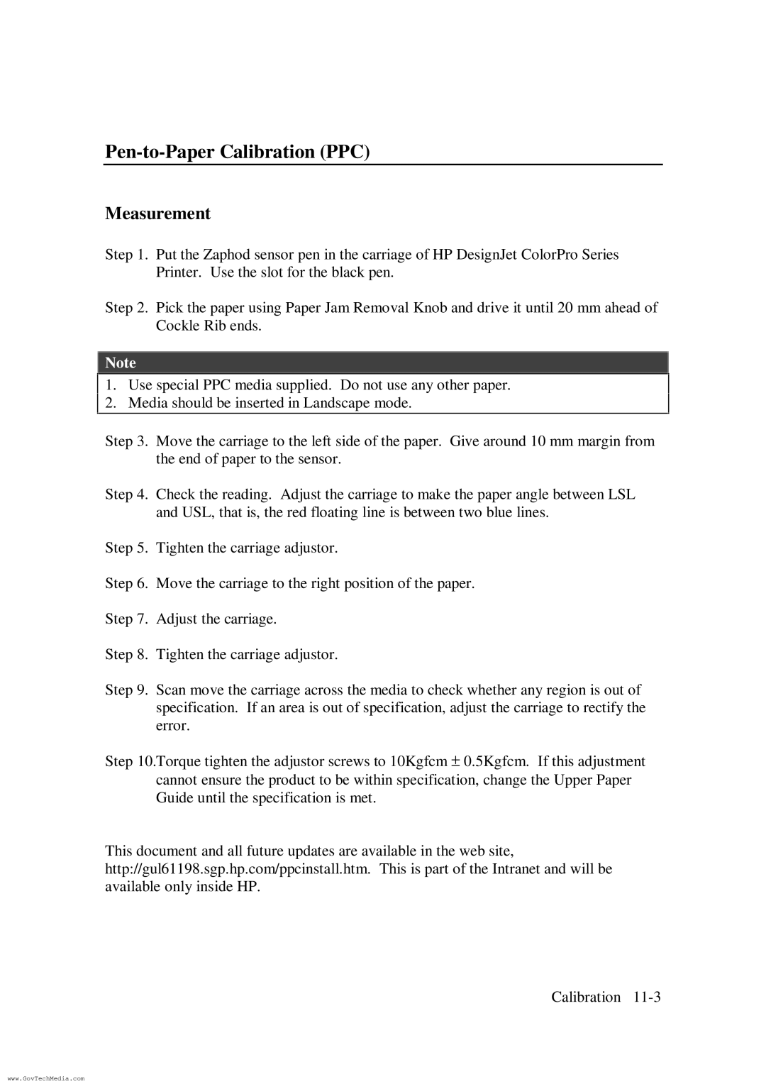 HP ColorPro CAD manual Measurement 