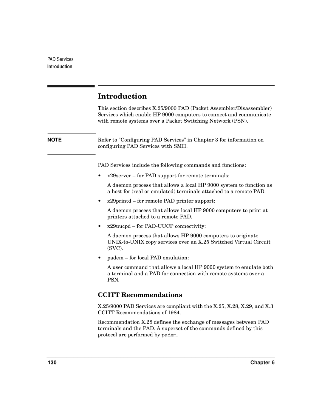 HP CommonIO Products manual Introduction, Ccitt Recommendations 