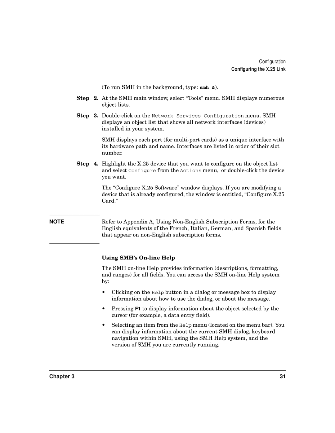 HP CommonIO Products manual Step, Using SMH’s On-line Help 