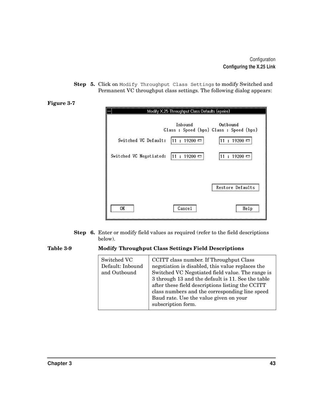 HP CommonIO Products manual Configuring the X.25 Link 