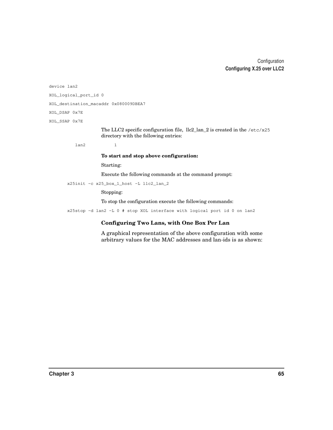 HP CommonIO Products manual Configuring Two Lans, with One Box Per Lan 