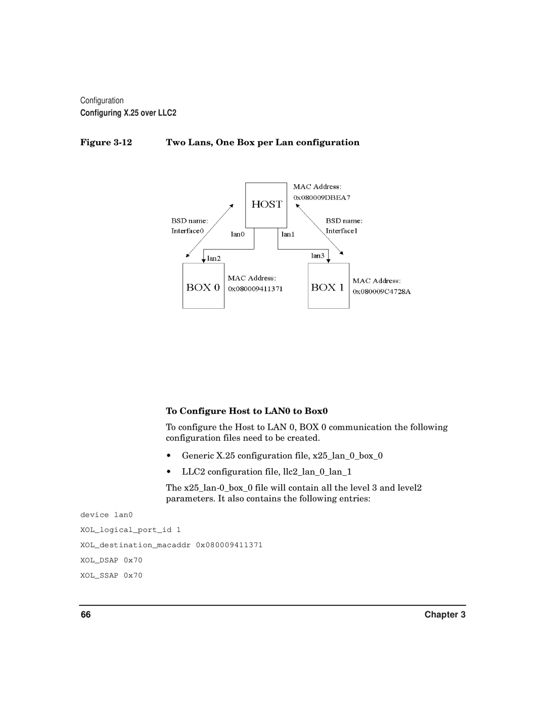 HP CommonIO Products manual Configuring X.25 over LLC2 