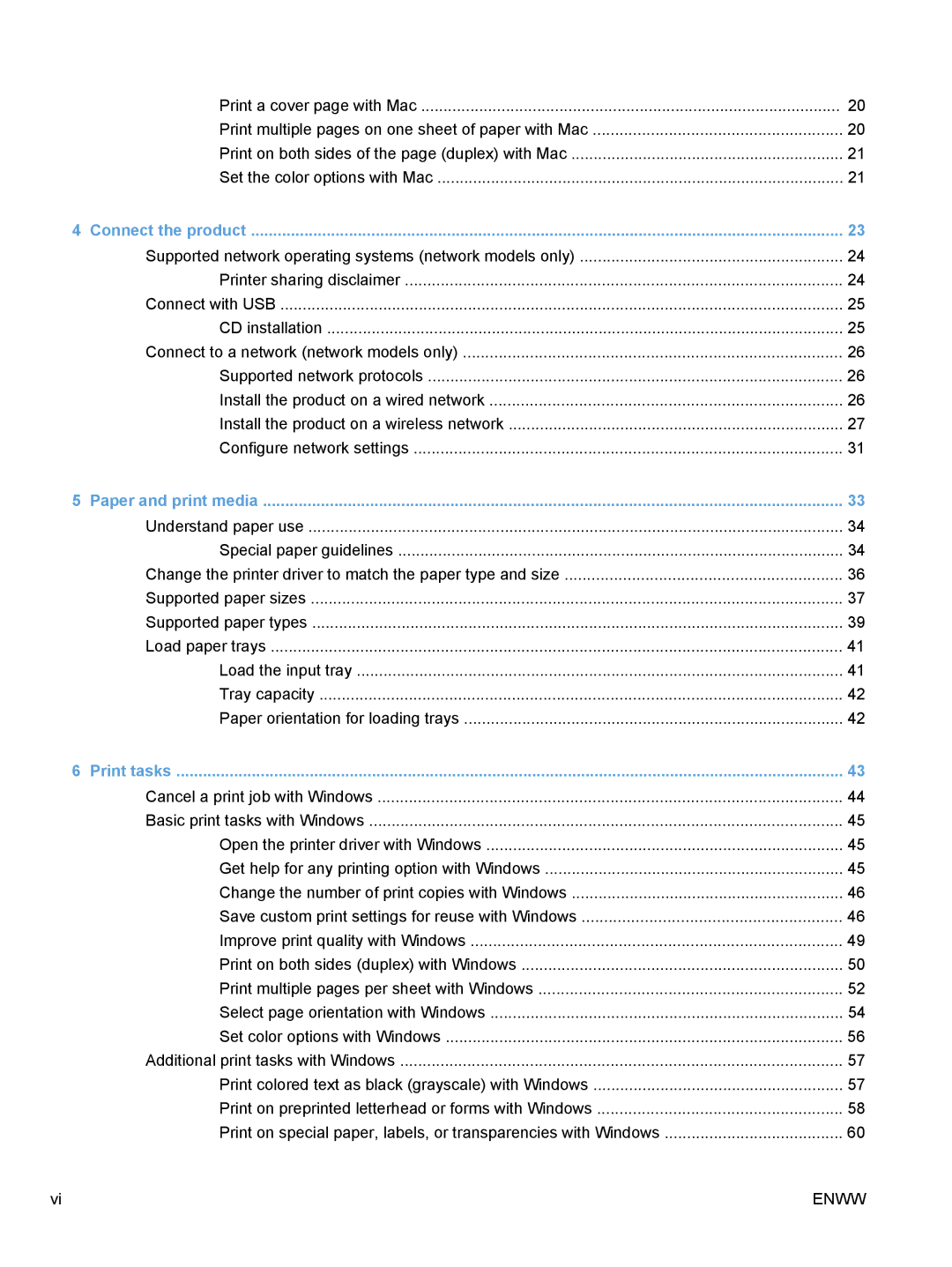 HP CP1020 manual Connect the product 