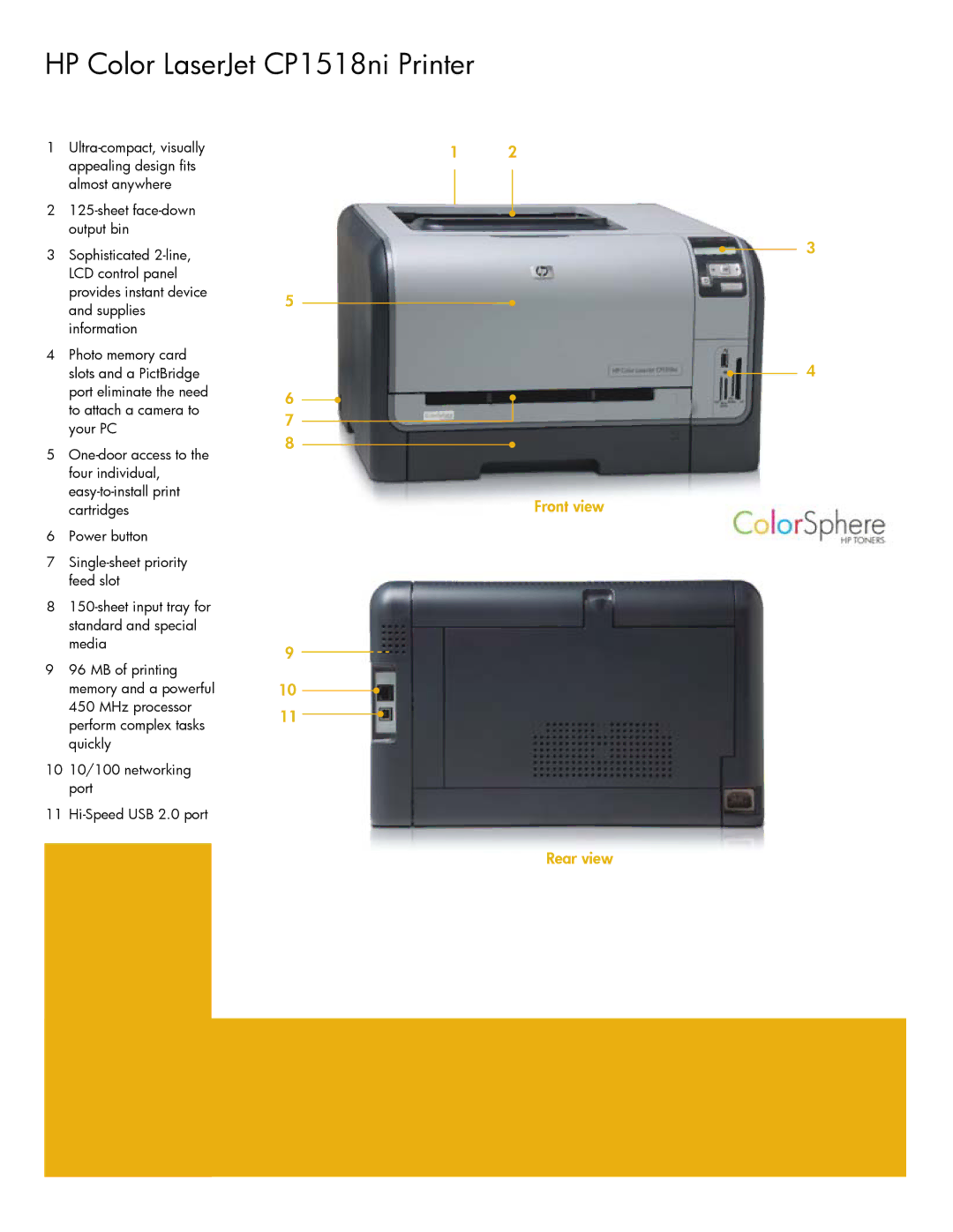 HP manual HP Color LaserJet CP1518ni Printer 