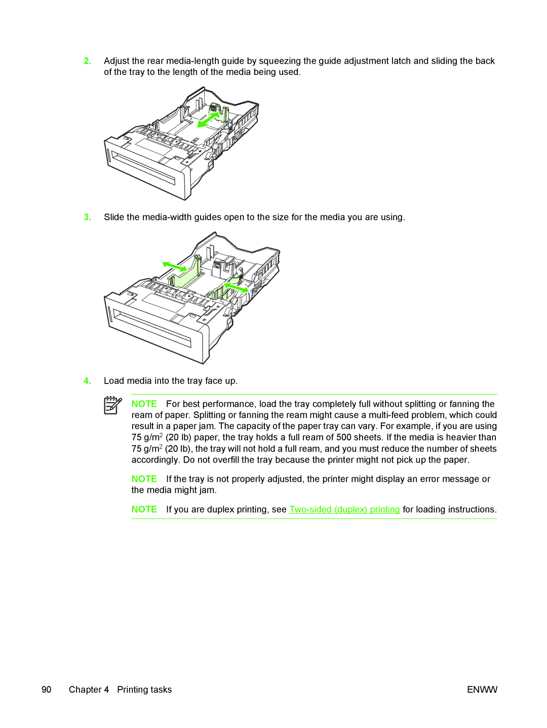 HP CP4005 manual Enww 