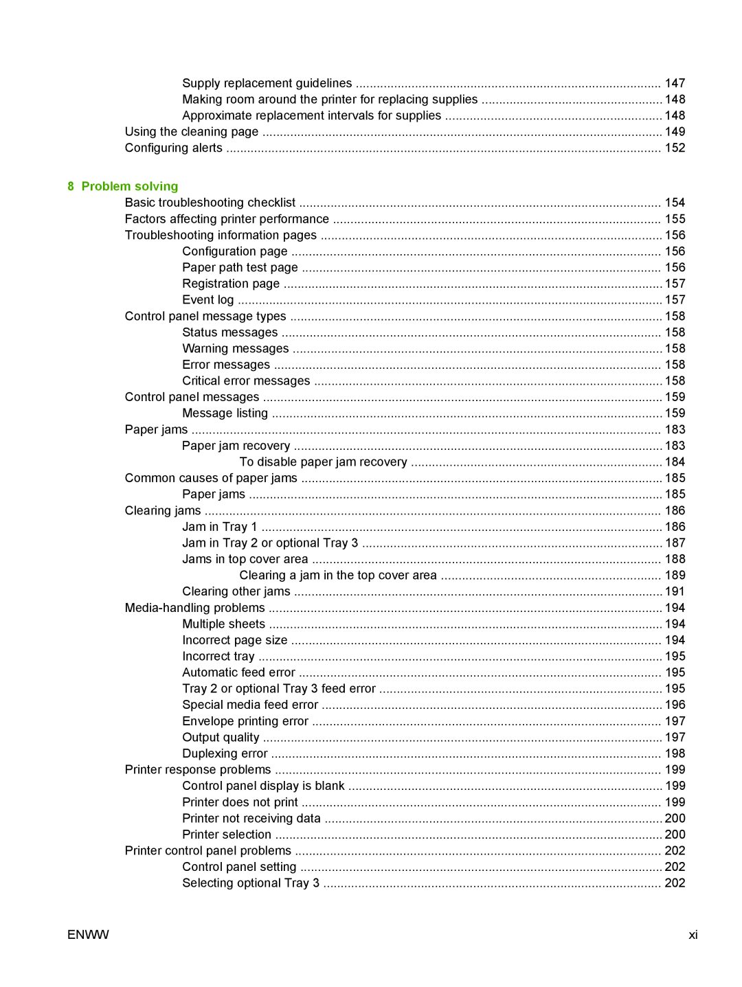 HP CP4005 manual Problem solving 