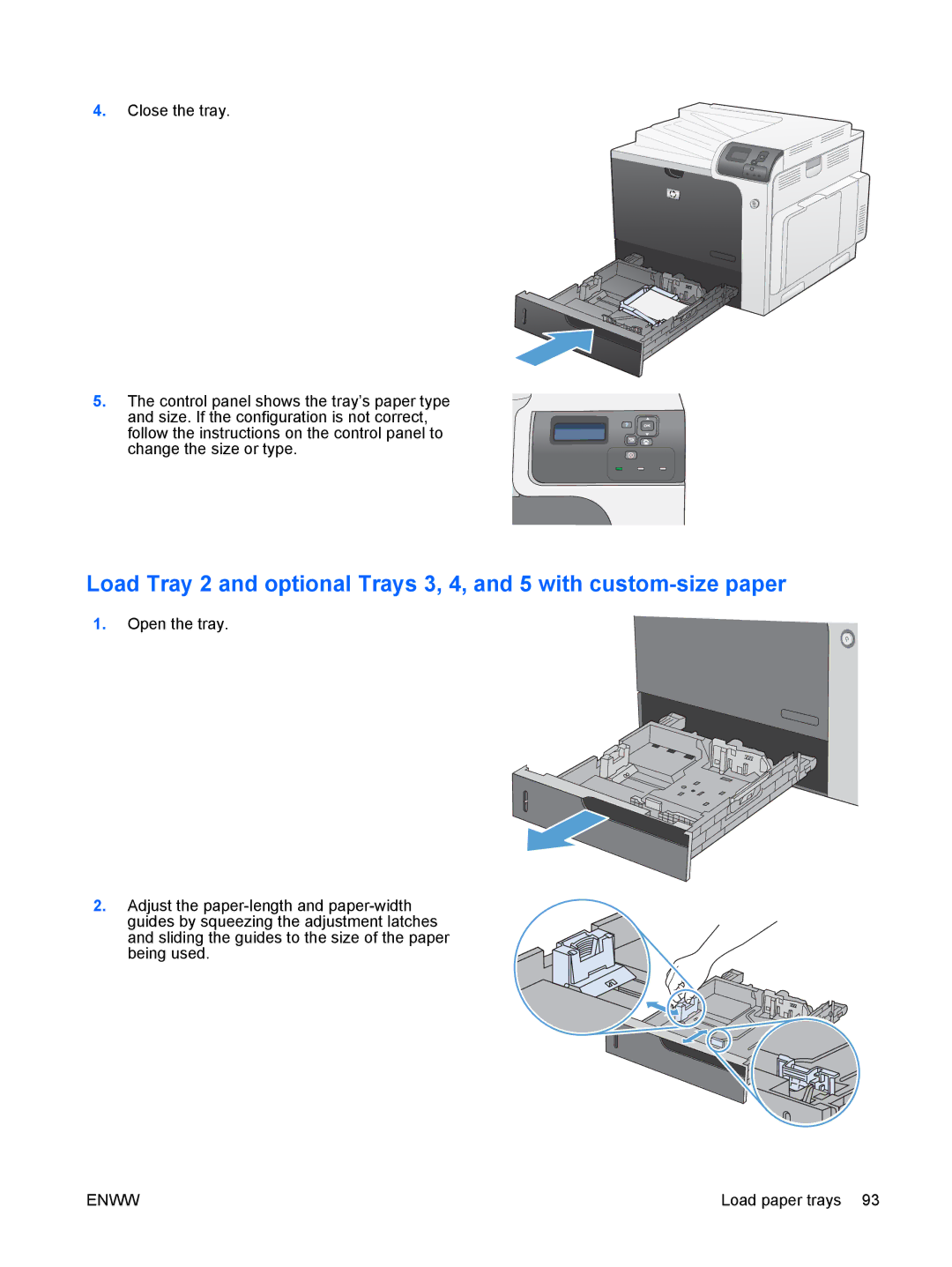 HP CP4025DN Laser CC490A manual Enww 