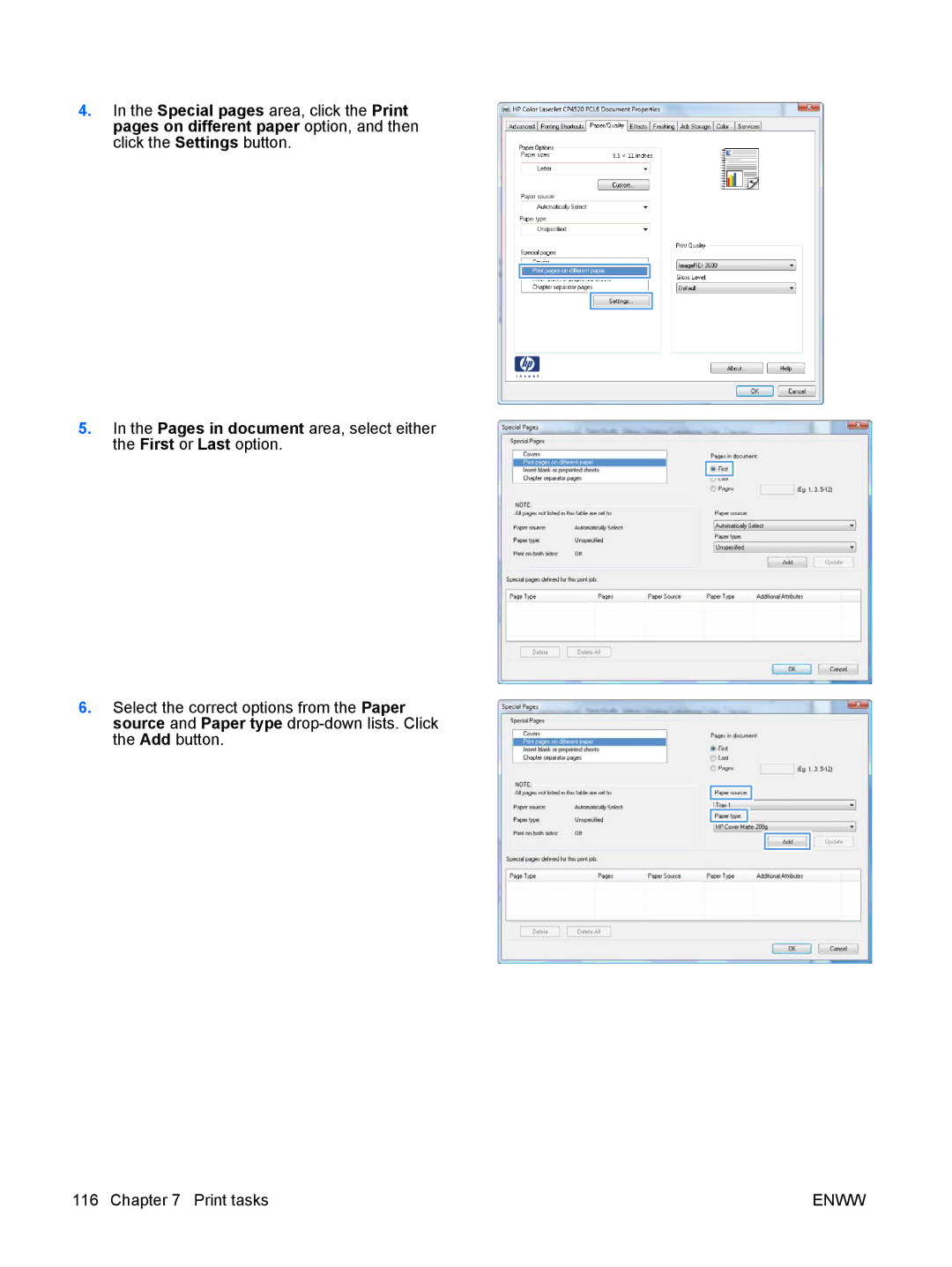 HP CP4025DN Laser CC490A manual Enww 