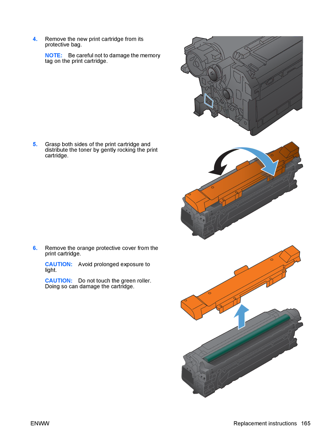 HP CP4025DN Laser CC490A manual Replacement instructions 