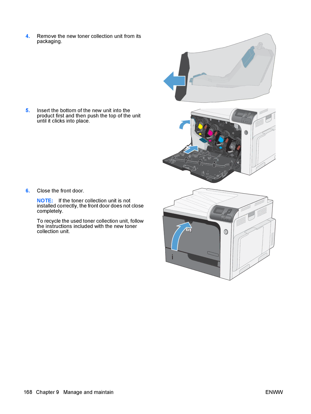 HP CP4025DN Laser CC490A manual Enww 