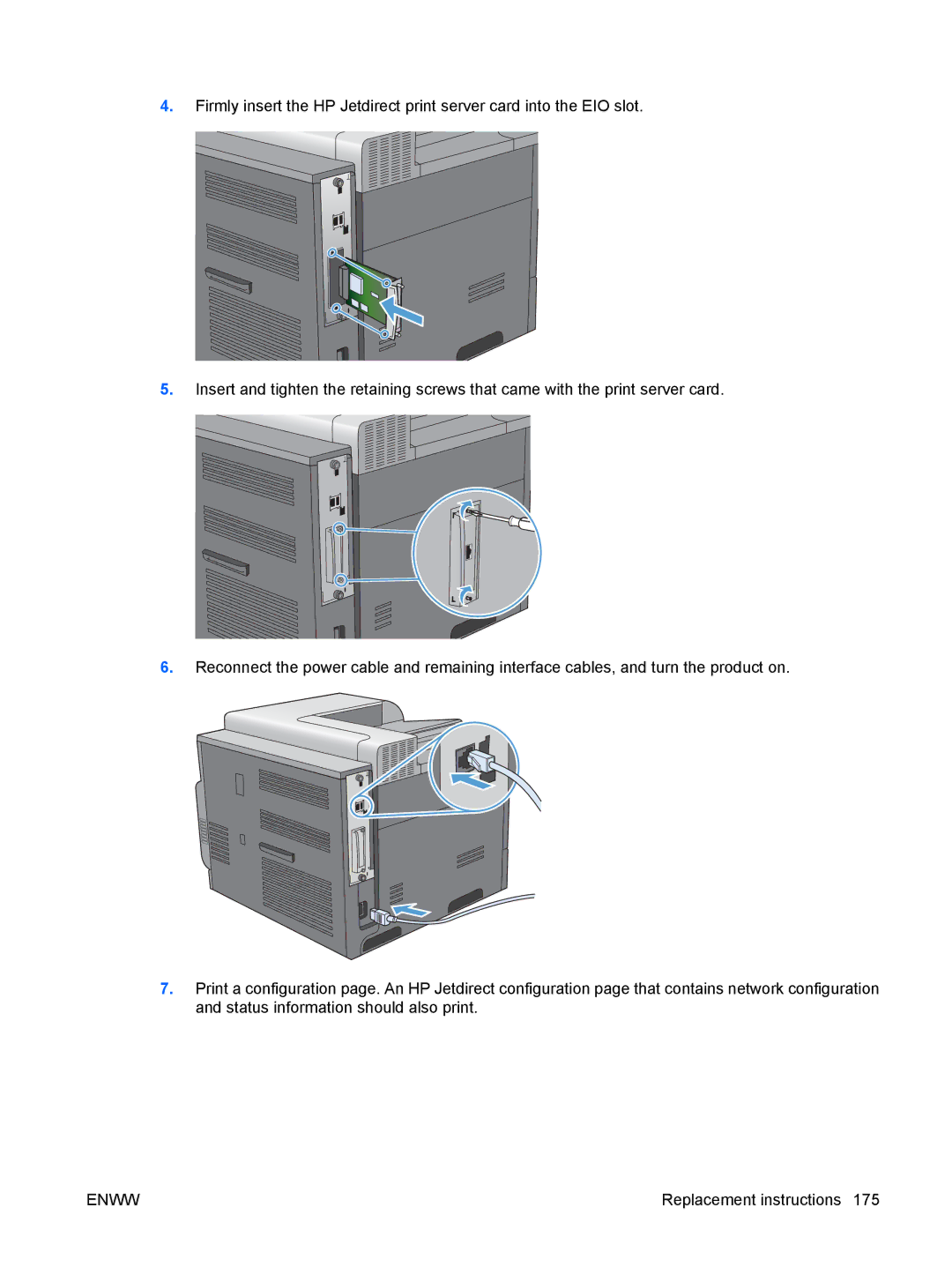 HP CP4025DN Laser CC490A manual Enww 