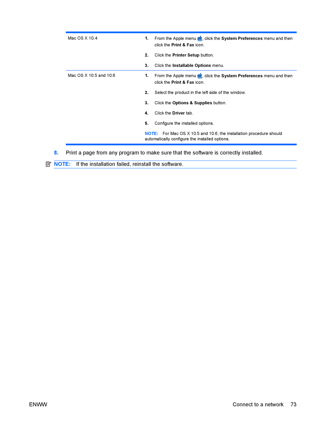 HP CP4025DN Laser CC490A manual Click the Installable Options menu 