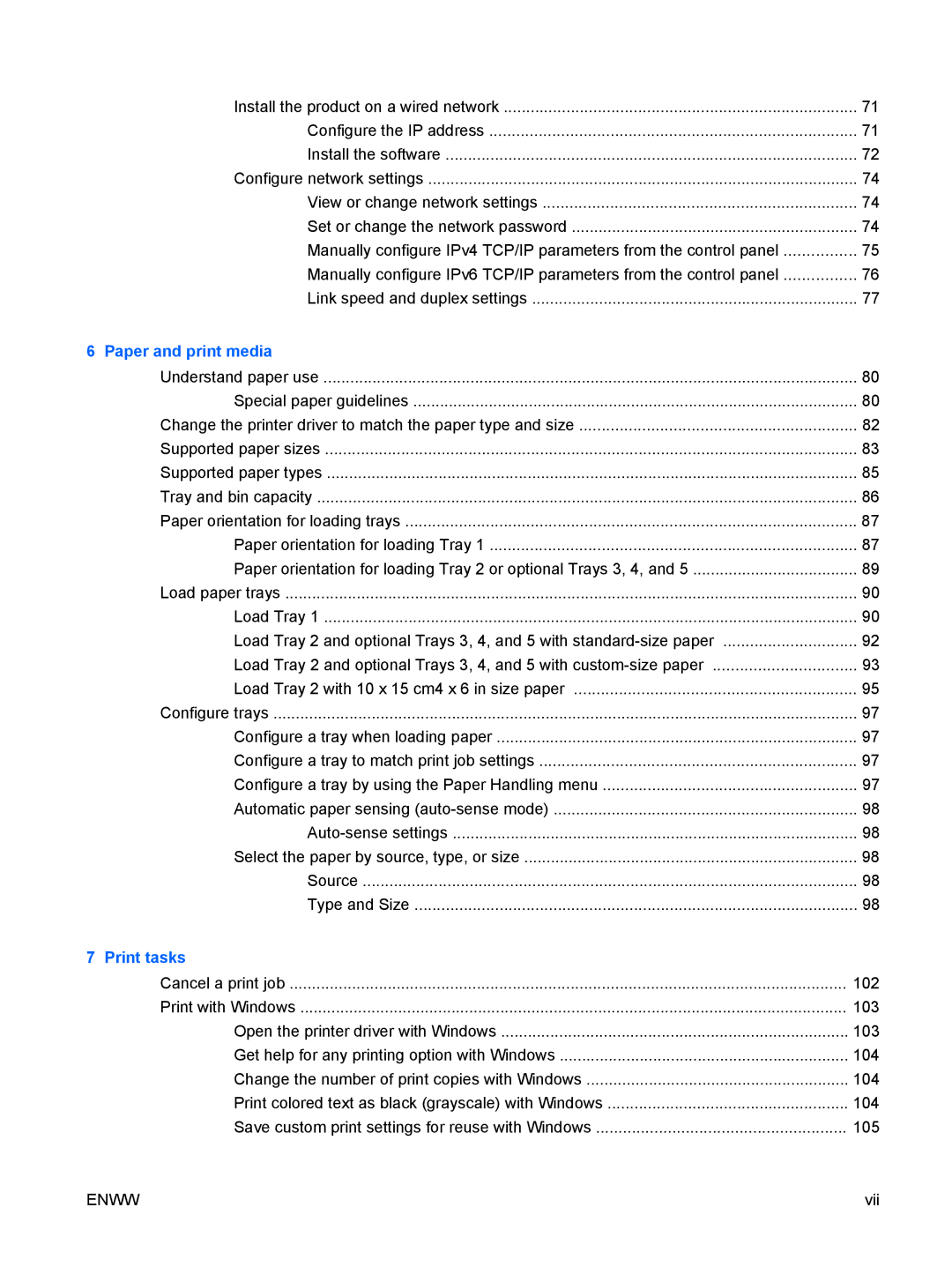 HP CP4025DN Laser CC490A manual Paper and print media, Print tasks 