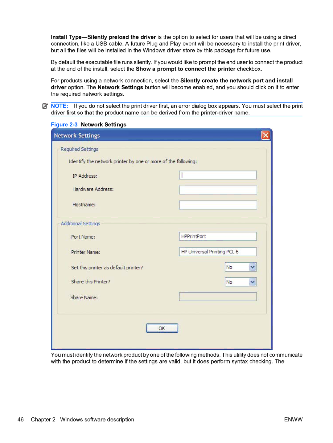 HP CP4520 manual 3Network Settings 