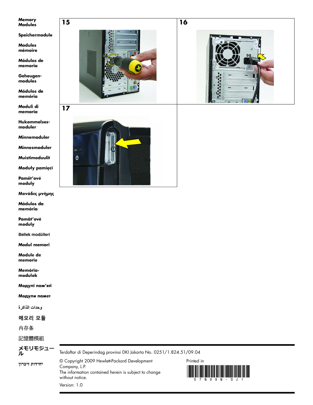 HP CQ3065D manual 