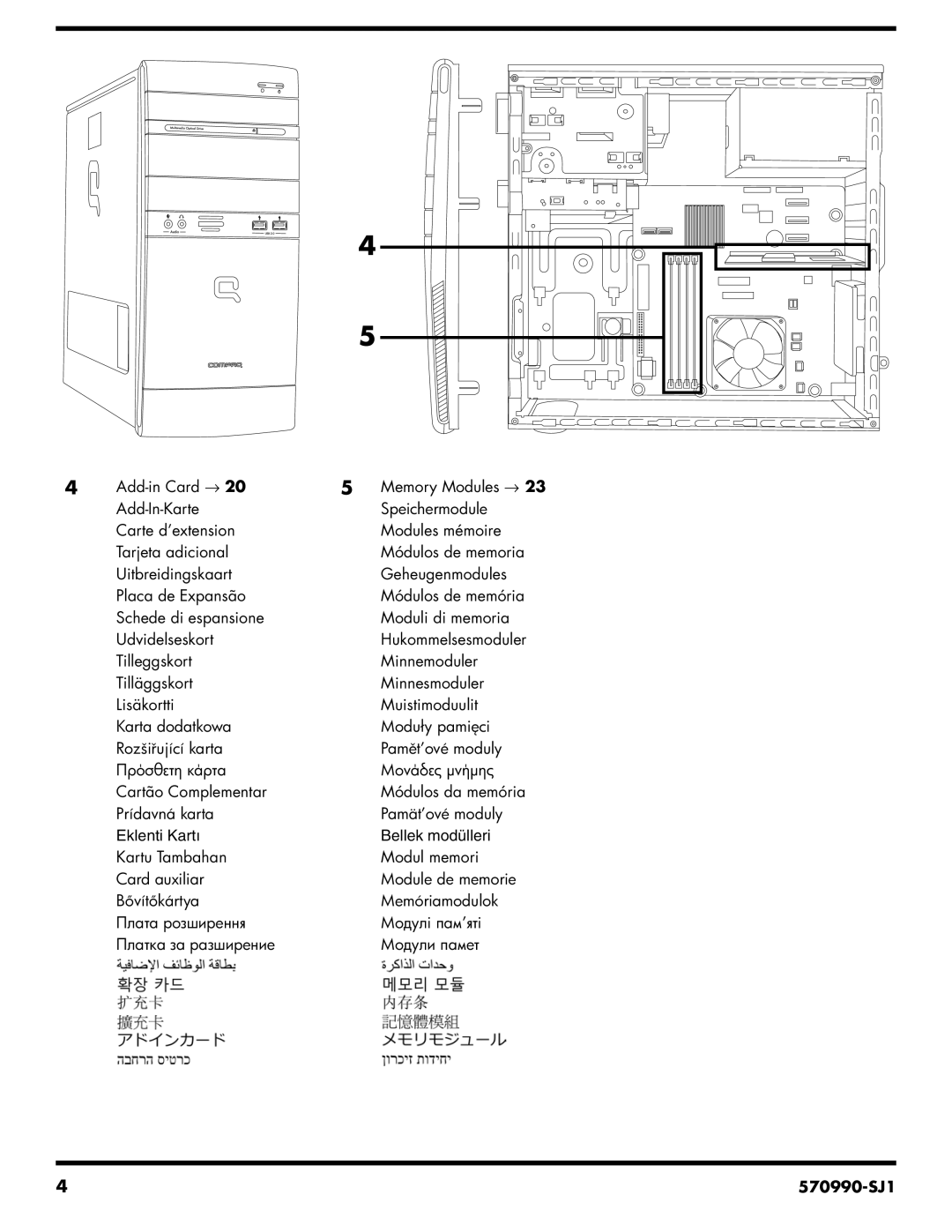 HP CQ3065D manual 570990-SJ1 