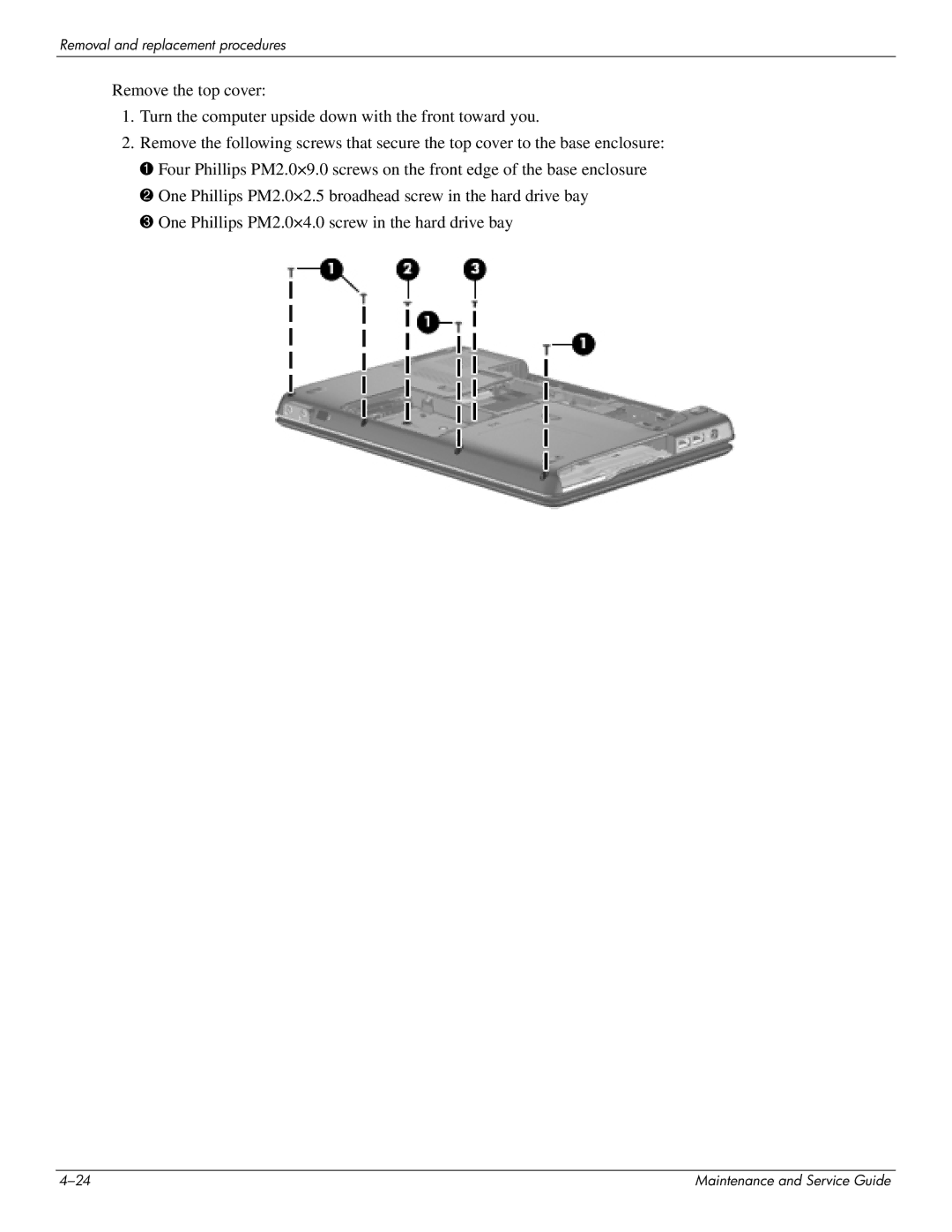 HP CQ35-110TX, CQ35-229TX, CQ35-227TX, CQ35-224TX, CQ35-225TX, CQ35-221TU, CQ35-207TU manual Removal and replacement procedures 