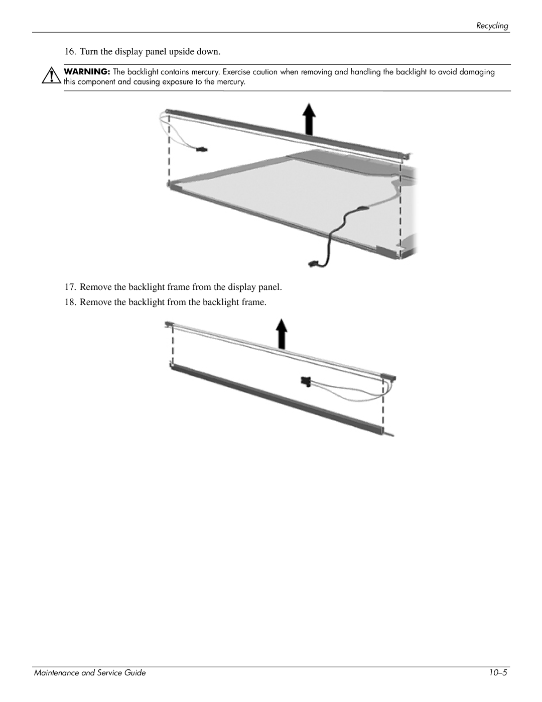 HP CQ41-205TX, CQ41-204TX, CQ41-207TX, CQ41-224TX, CQ41-223TX, CQ41-213TU, CQ41-212TX manual Maintenance and Service Guide 10-5 