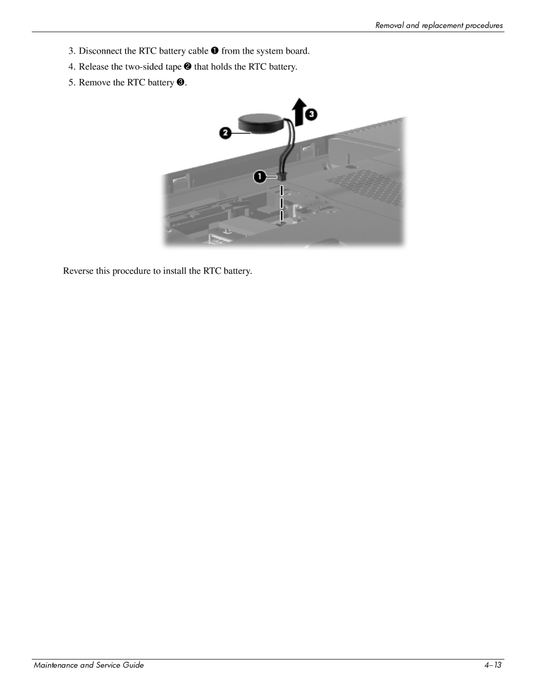 HP CQ41-207AX, CQ41-206AU, CQ41-205AX, CQ41-204AU, CQ41-206AX, CQ41-222AU, CQ41-218AU manual Removal and replacement procedures 