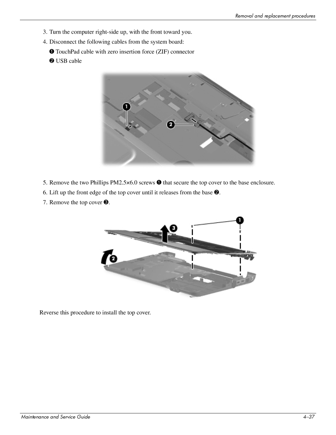 HP CQ41-209AU, CQ41-206AU, CQ41-205AX, CQ41-204AU, CQ41-206AX, CQ41-207AX, CQ41-222AU manual Removal and replacement procedures 