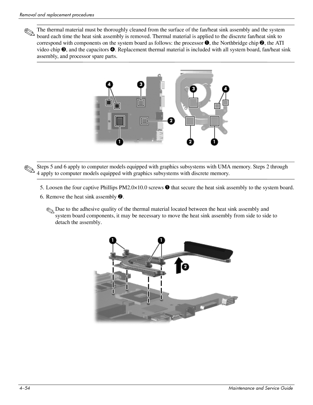 HP CQ41-208AX, CQ41-206AU, CQ41-205AX, CQ41-204AU, CQ41-206AX, CQ41-207AX, CQ41-222AU manual Removal and replacement procedures 