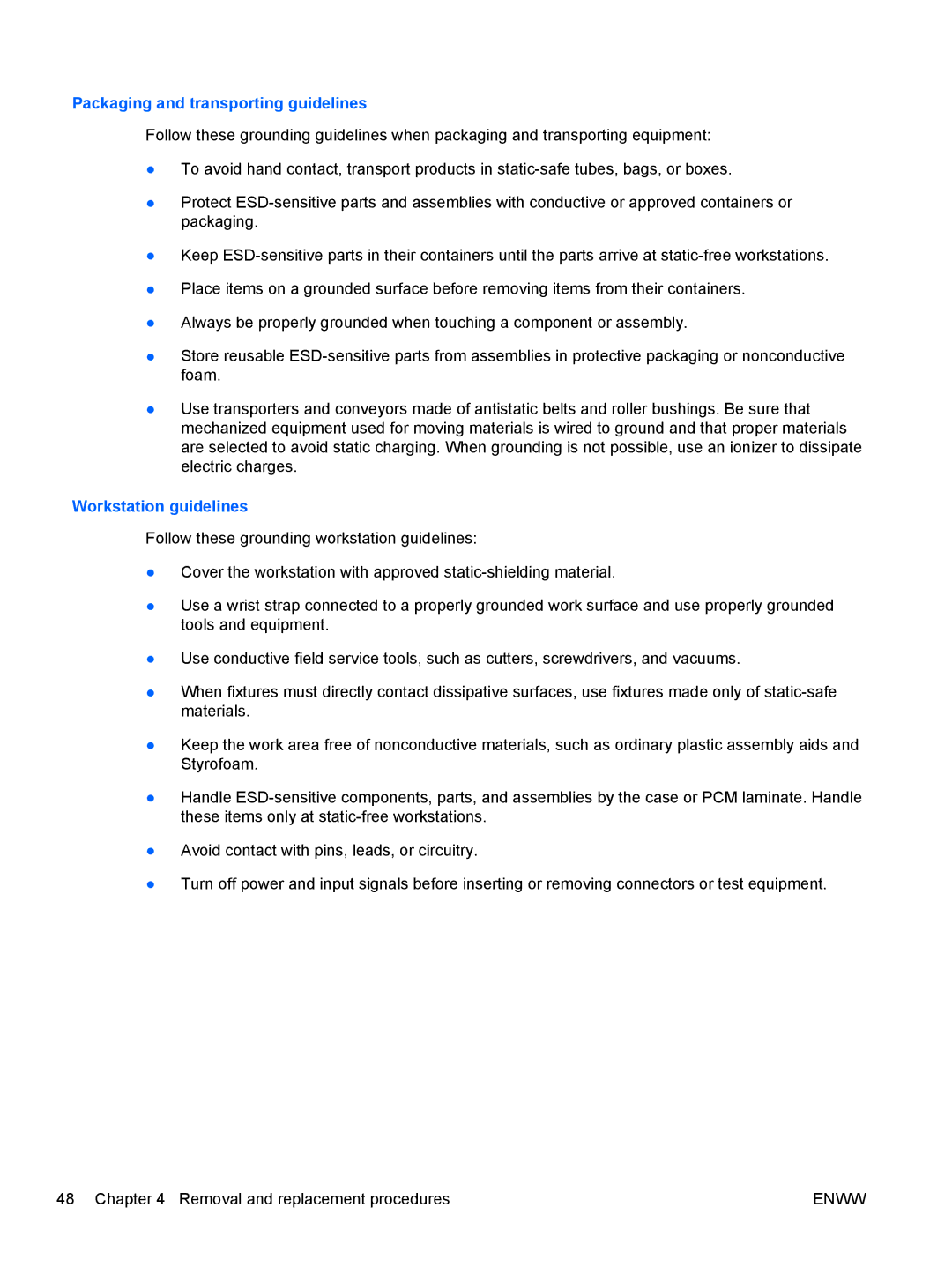 HP CQ42-203AU, CQ42-205AU, CQ42-220AX, CQ42-218AX, CQ42-219AX, CQ42-210AU manual Packaging and transporting guidelines 