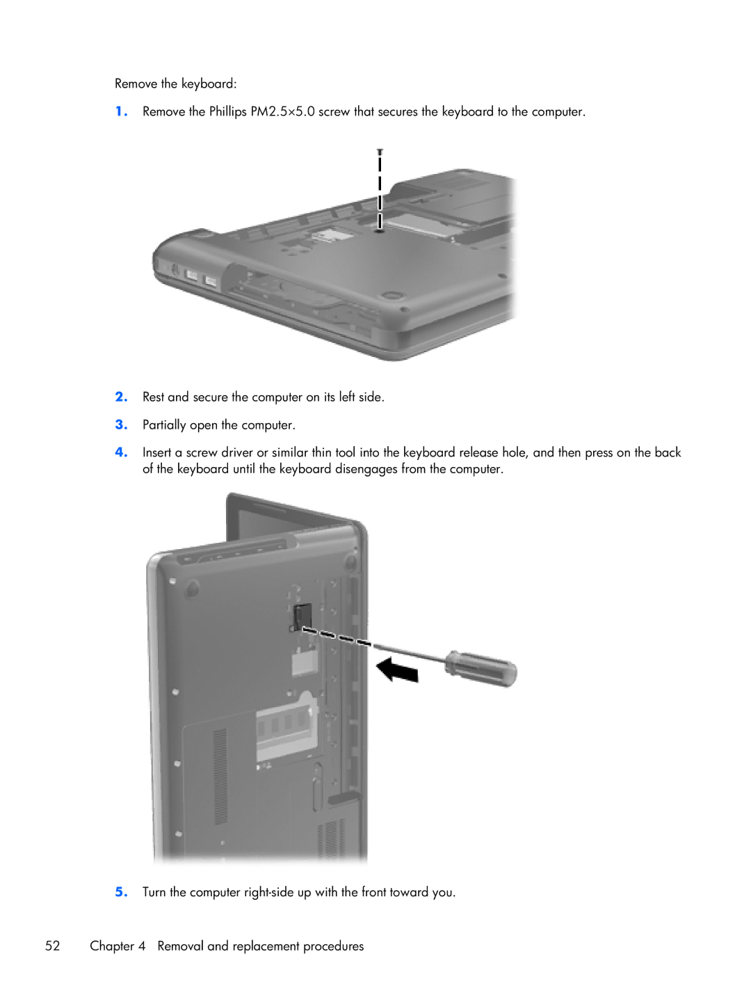 HP CQ43 manual 