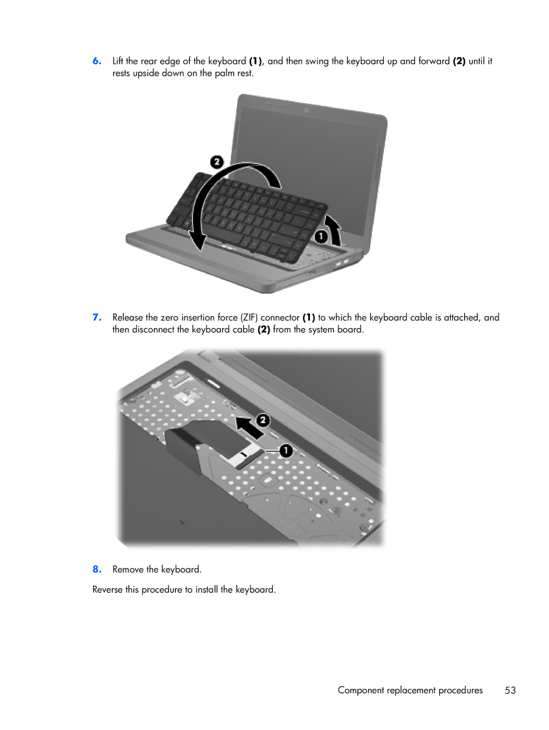 HP CQ43 manual 