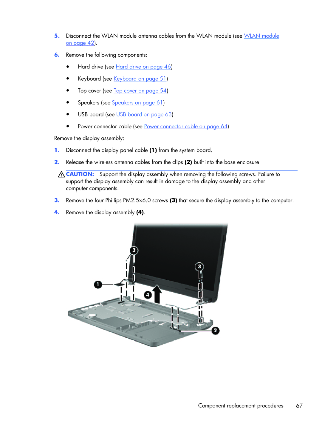 HP CQ43 manual 