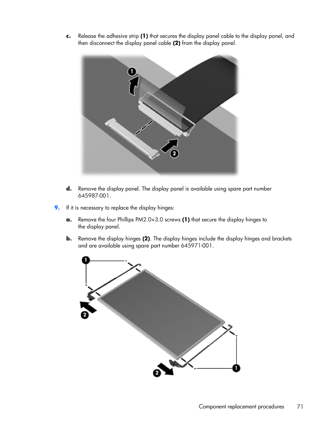 HP CQ43 manual 