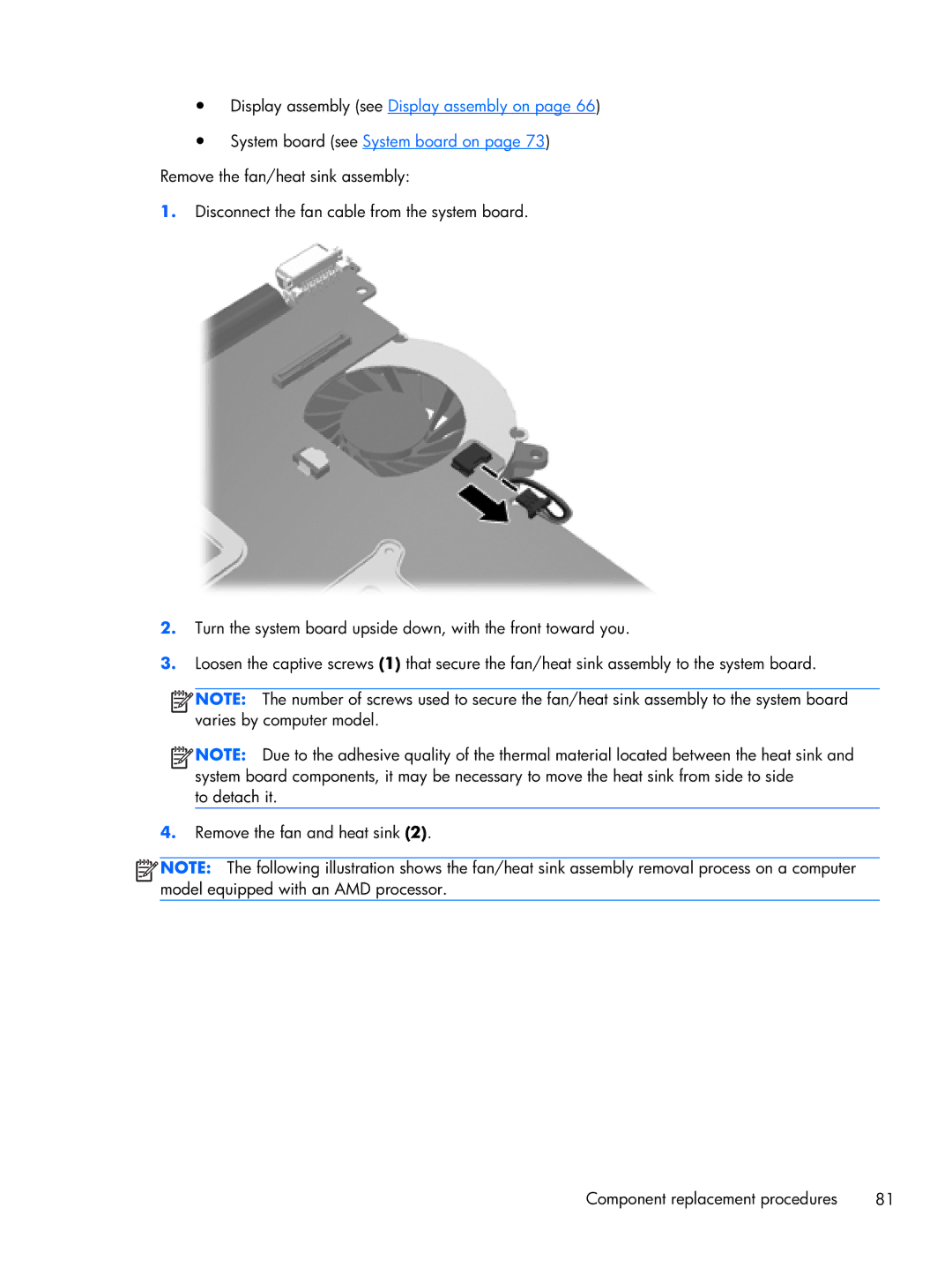 HP CQ43 manual 