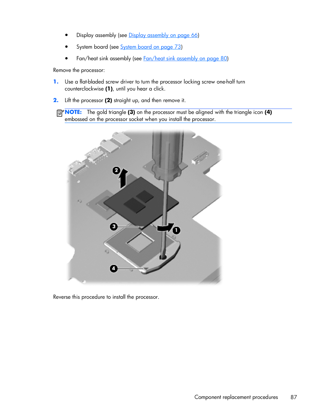 HP CQ43 manual 