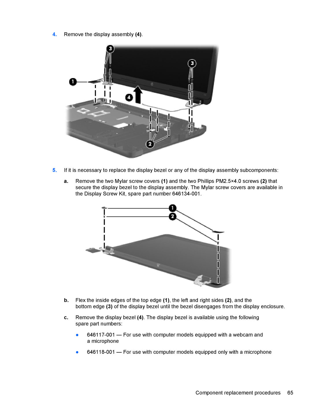 HP CQ57-489CA, CQ57-439WM, CQ57-489WM, CQ57-410US manual 