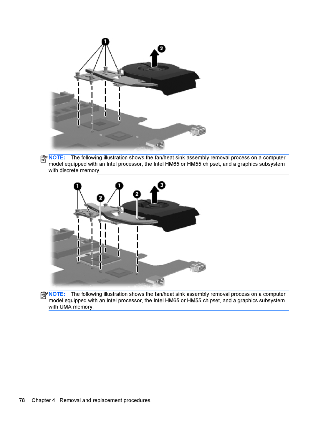 HP CQ57-489WM, CQ57-439WM, CQ57-489CA, CQ57-410US manual Removal and replacement procedures 