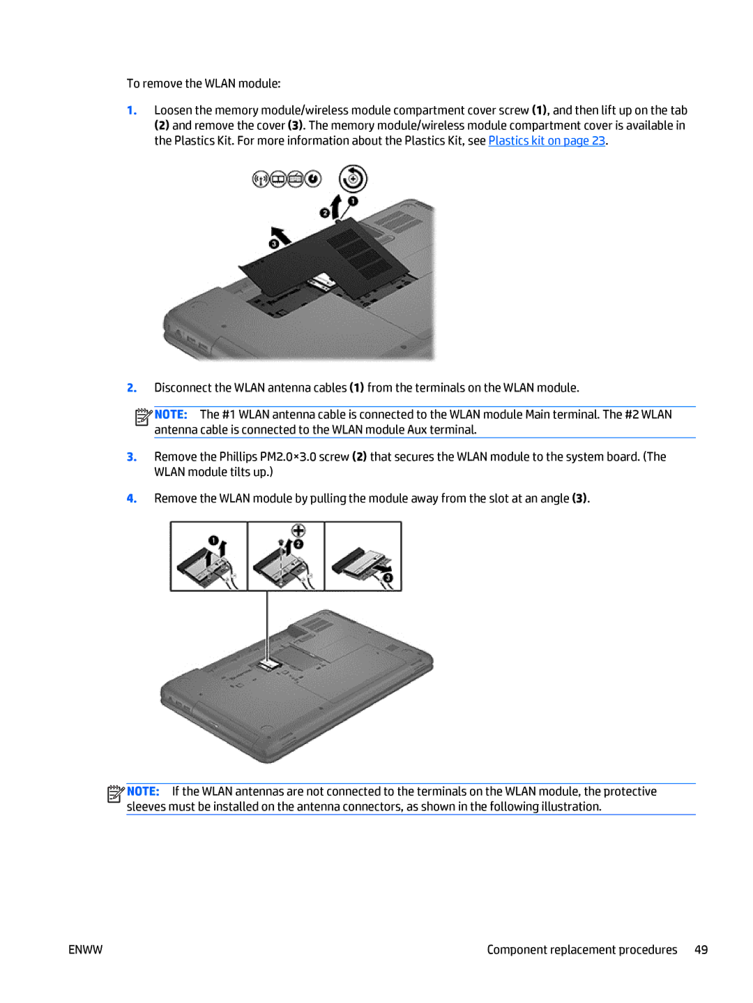 HP CQ58 manual Enww 